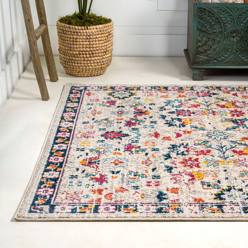 Alfombra Modern Persian Boho Floral Area Rug