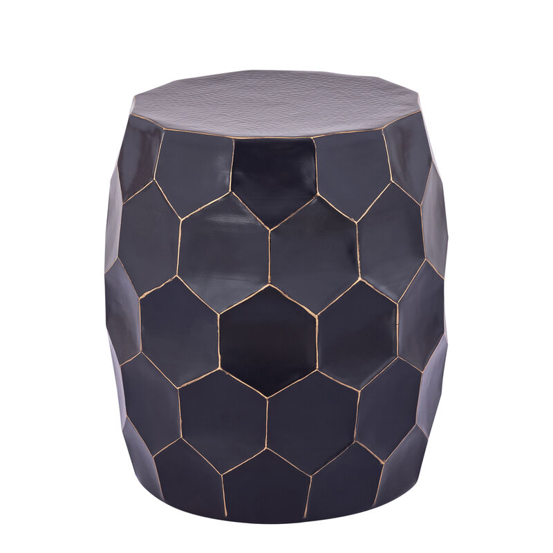 Gevorique Black Geometric End Table image number 2