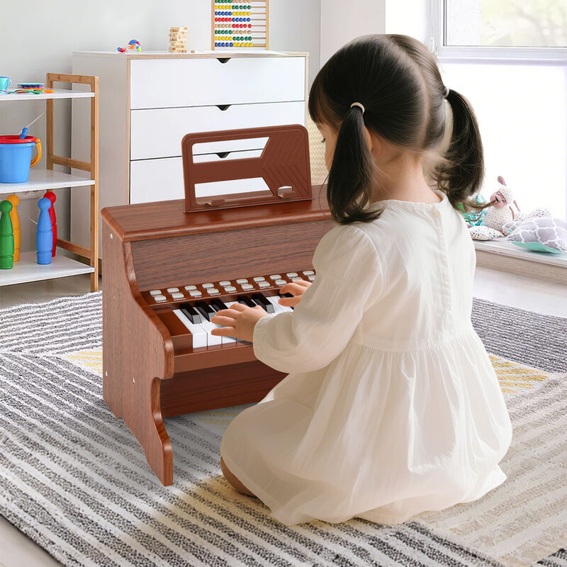 Kids 25-Key Piano Keyboard with Teaching Mode and Adjustable Speed image number 3