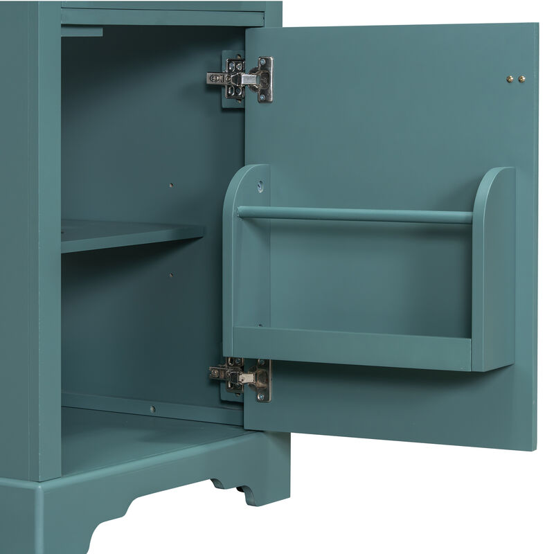 Small Bathroom Vanity: 20-Inch with Ceramic Sink and Soft Close Door