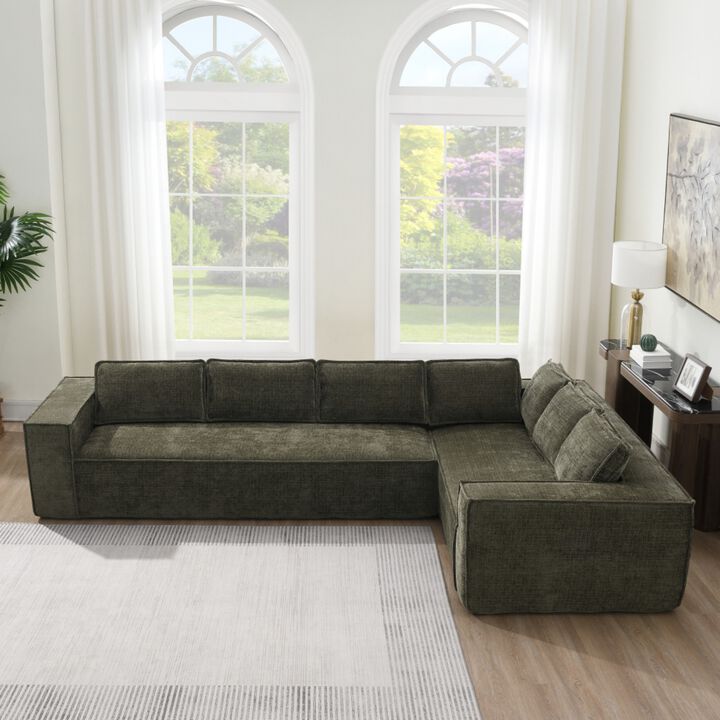 Fatbag Block Modular L-Shaped Sectional Sofa