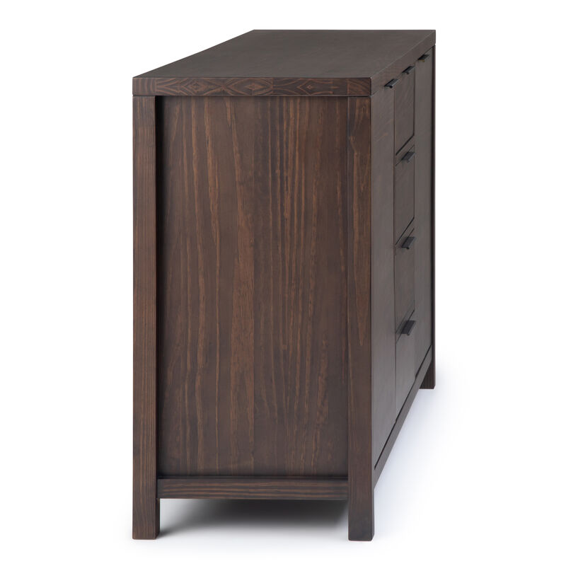 Brekcu Solid Wood Sideboard Buffet Cabinet image number 4