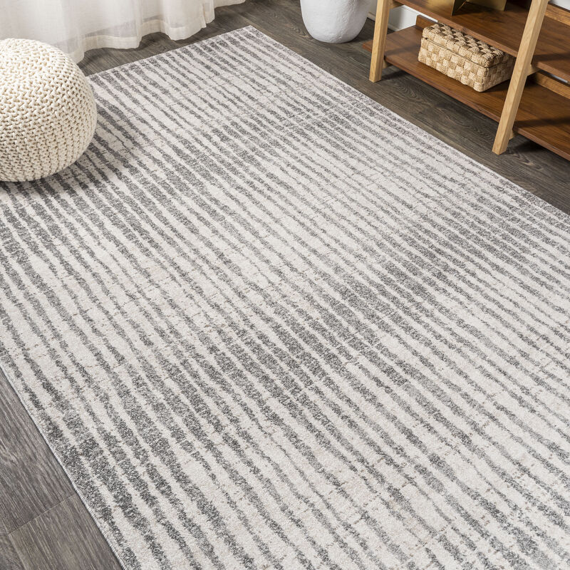 Skoura Modern Bold Stripe Area Rug