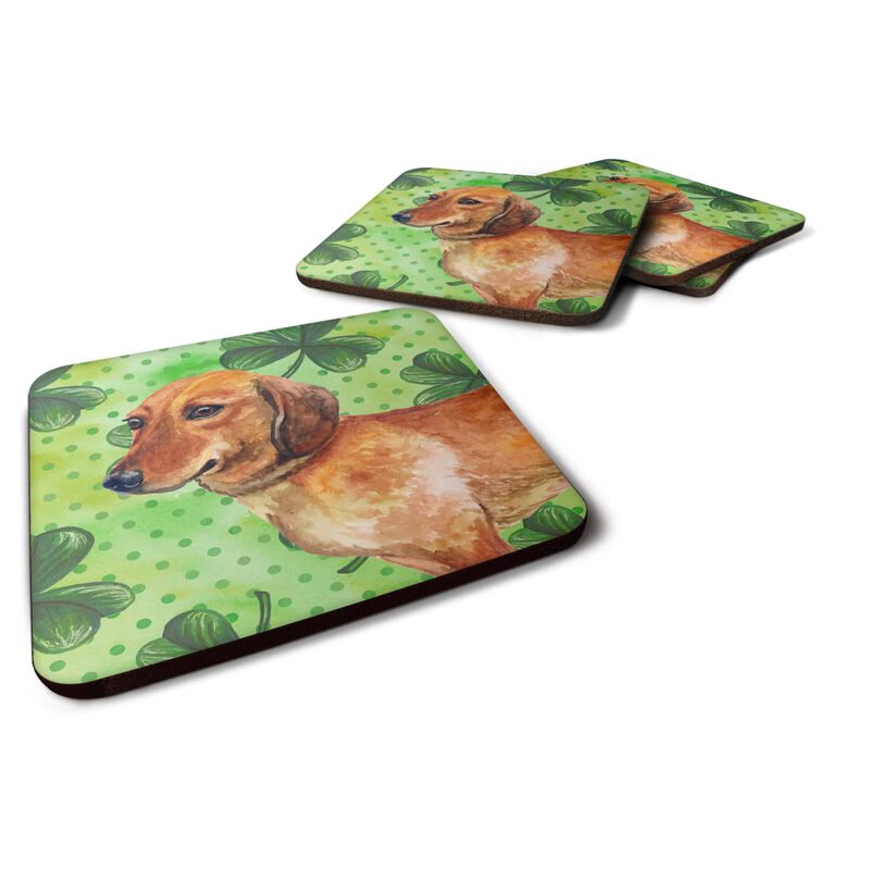 Caroline's Treasures Dachshund St Patrick's Decorative coasters, Multicolor