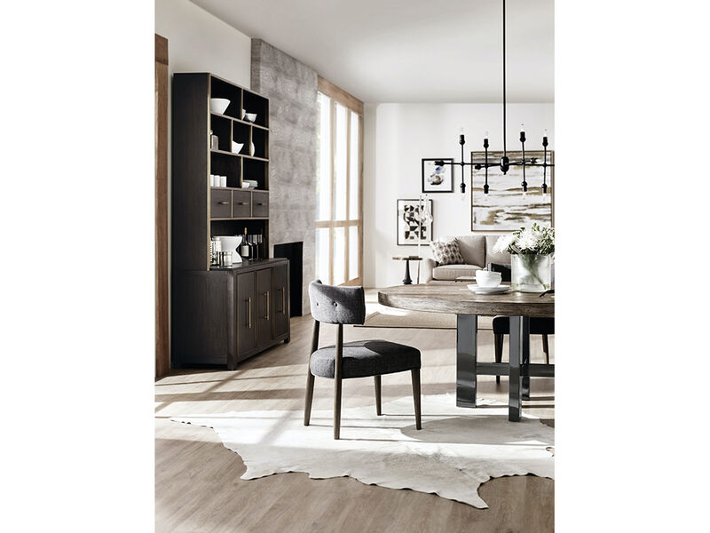 Curata Upholstered Chair In Grey