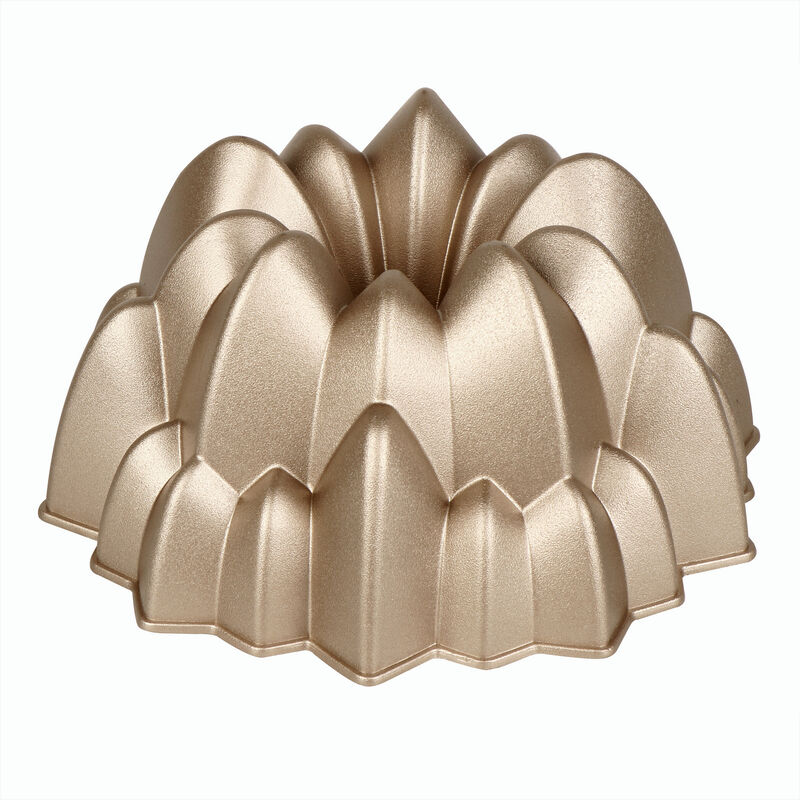 Baker's Secret Fluted Cake Pan, Extra Thick Cast Aluminum 2 Layers Nonstick Coating