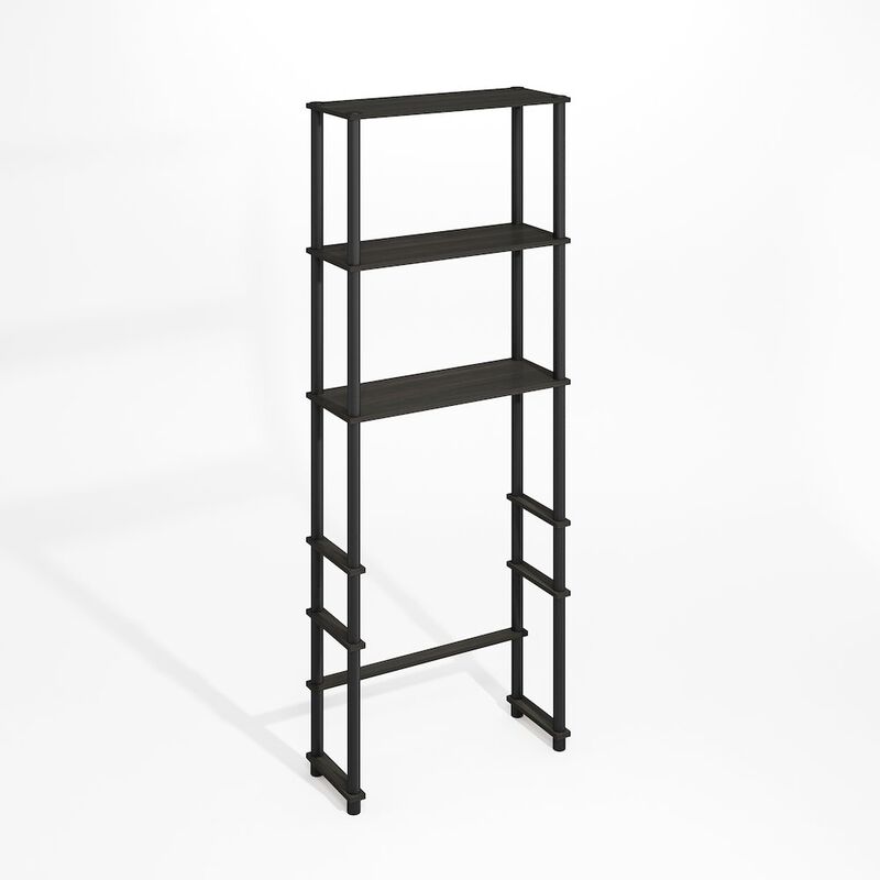 Turn-N-Tube Freestanding Over-The-Toilet Storage Rack with 3 Shelves