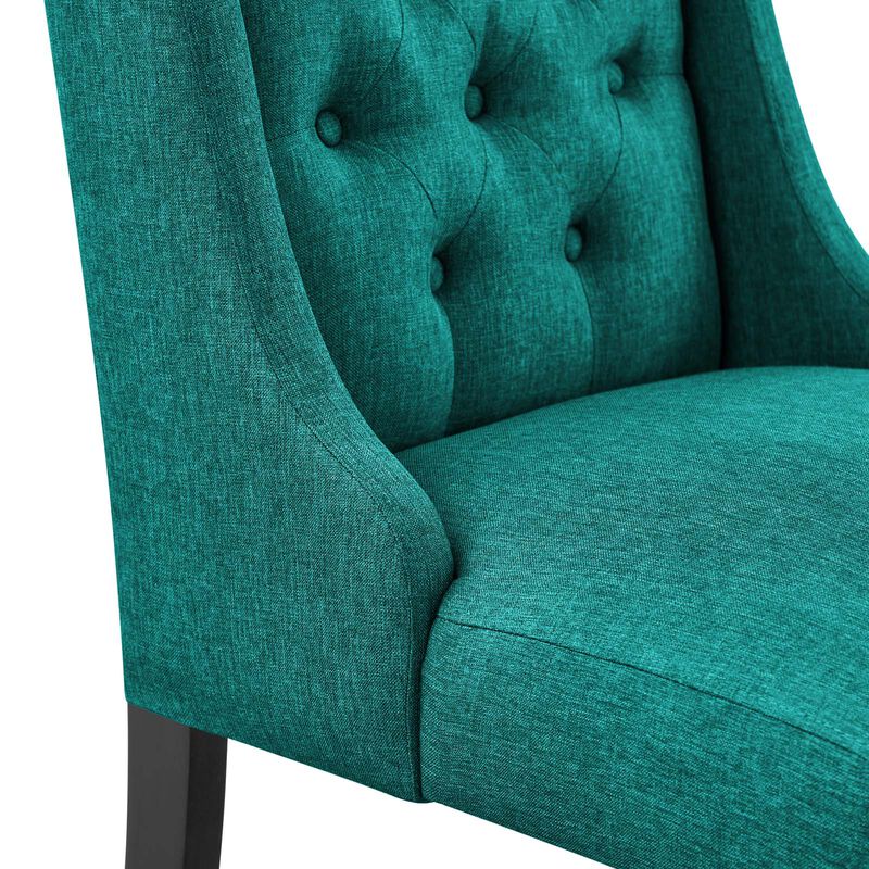 Baronet Button Tufted Fabric Dining Chair image number 2
