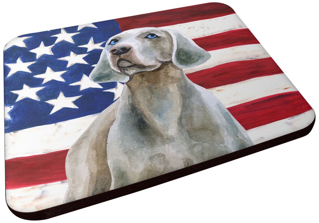 Caroline's Treasures Weimaraner Patriotic Decorative coasters, Multicolor