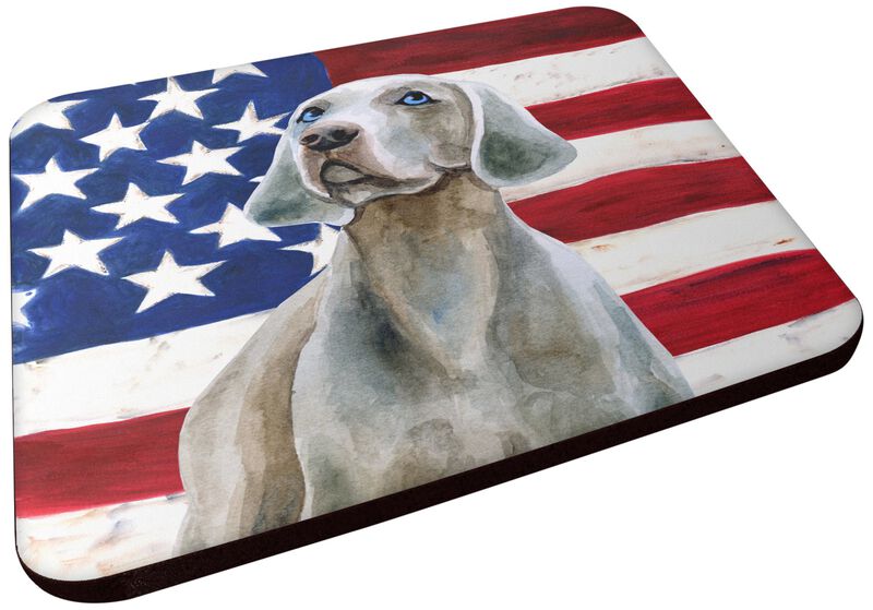 Caroline's Treasures Weimaraner Patriotic Decorative coasters, Multicolor