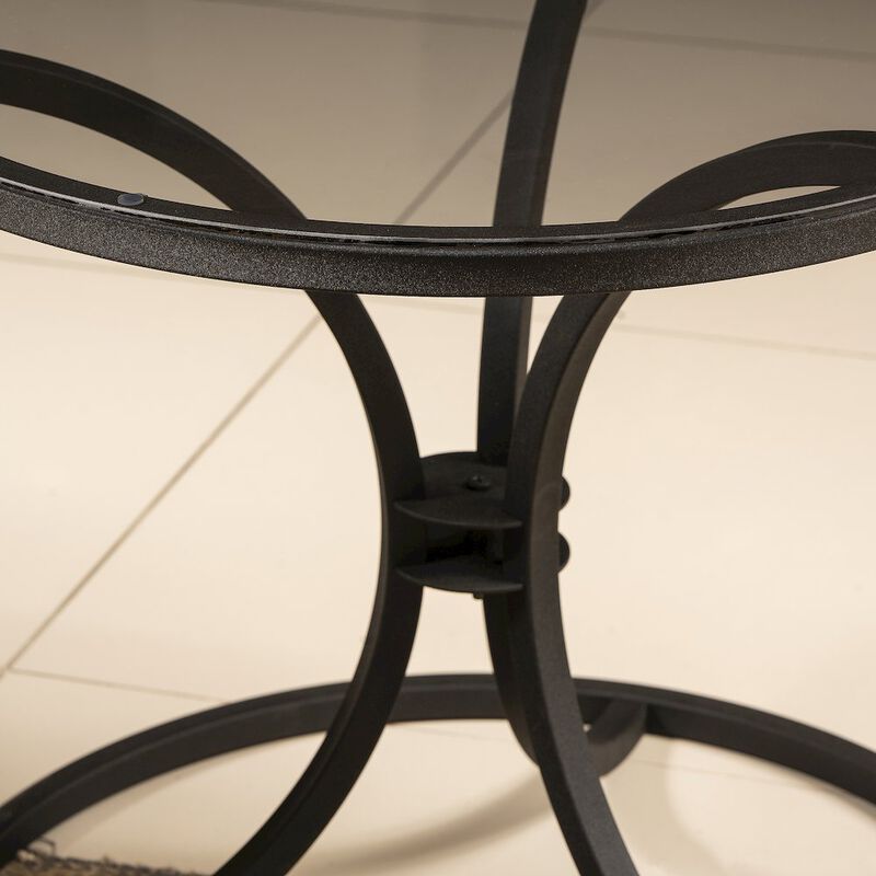 Decorotika Corleone Side End Table - Black
