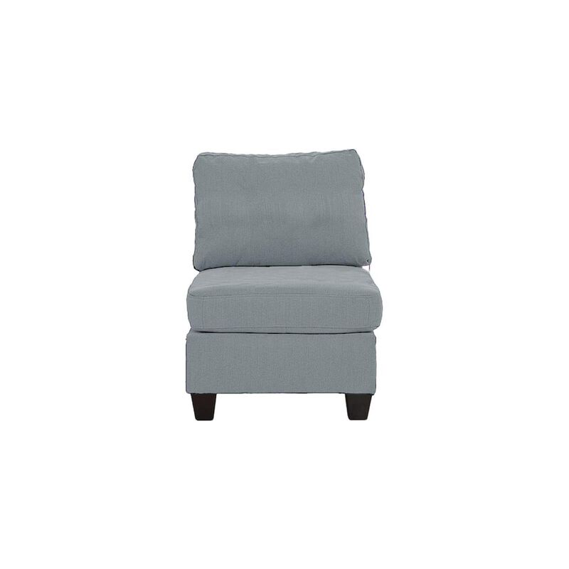 Streamdale Living Room Furniture Armless Chair Linen Like Fabric 1 Piece image number 0