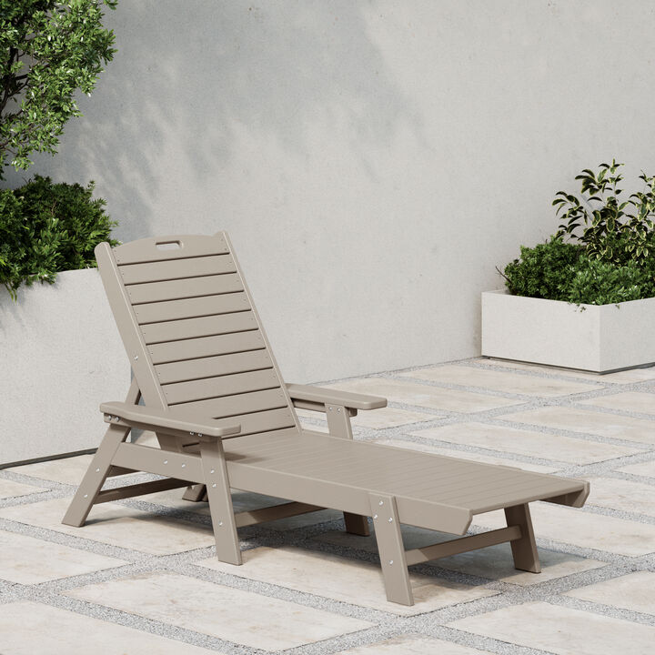 WestinTrends Poly Reclining Chaise Lounge