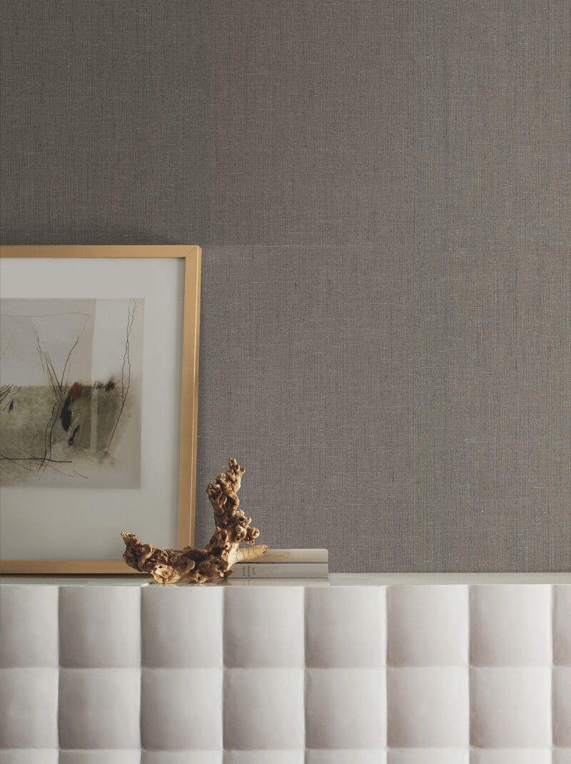 Crosshatch String Black & Grey Wallpaper image number 1