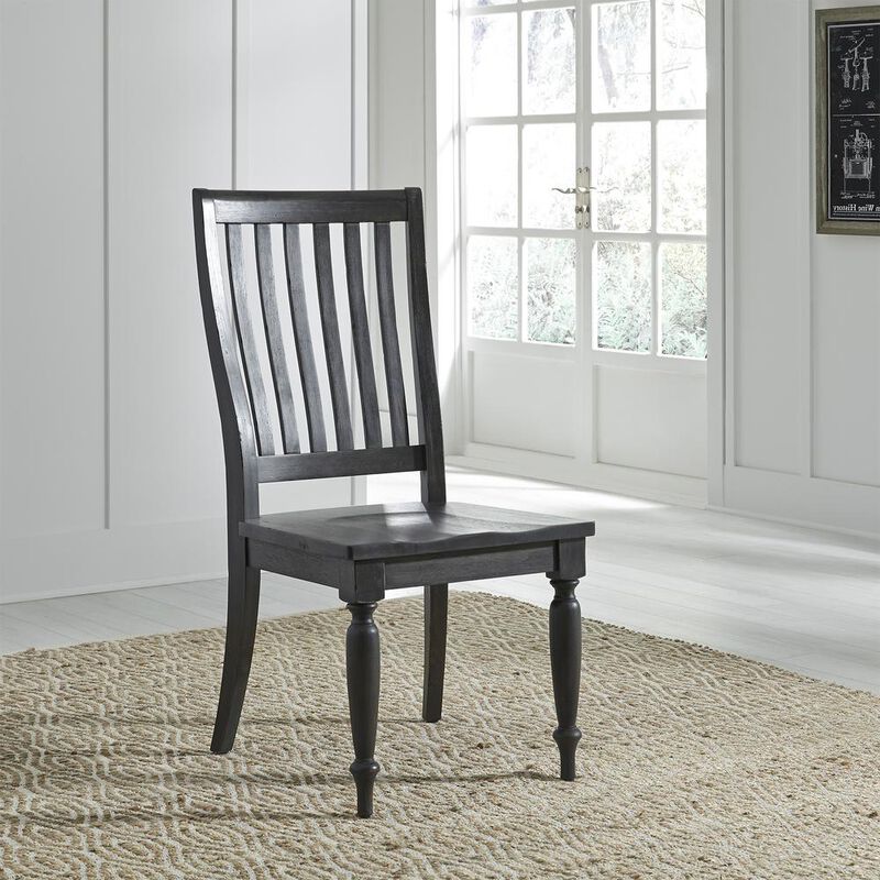 Liberty Furniture Harvest Home 5 Piece Reactangular Table Set in Chalkboard image number 6