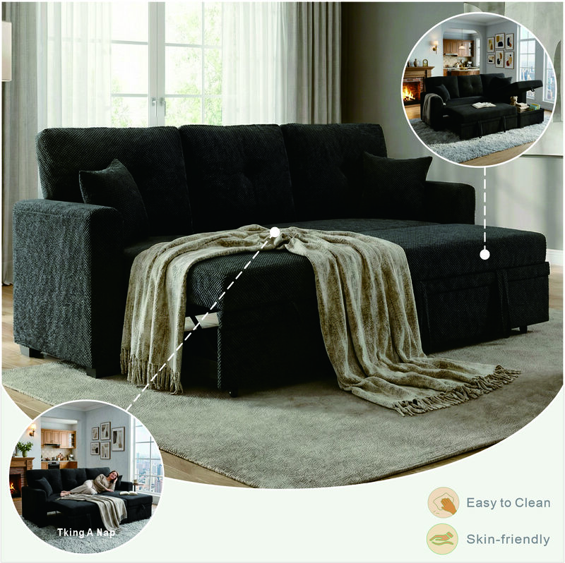 Ludfob Storage Sleeper Sofa image number 5