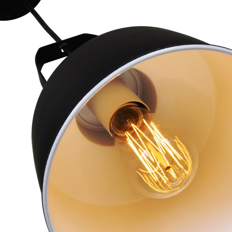 Elisa 1 Light Down Pendant With Black Finish