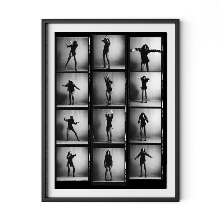 Tina Turner Contact Sheet by Getty Images