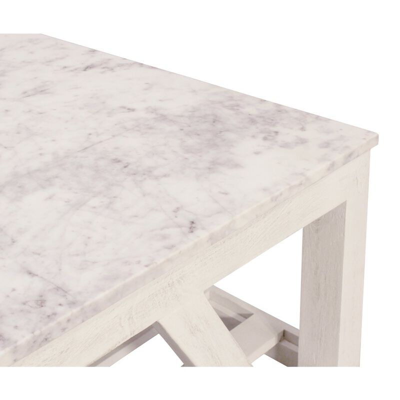 Alex Hanilton Bellamy Marble Cocktail Table in Sur Tone