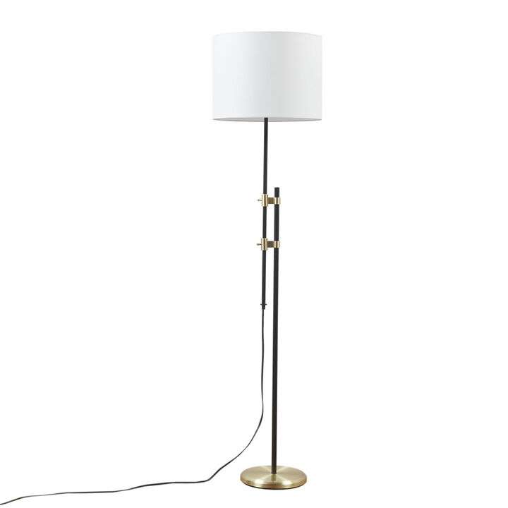 Gracie Mills Kamari Modern Asymmetrical Adjustable Floor Lamp