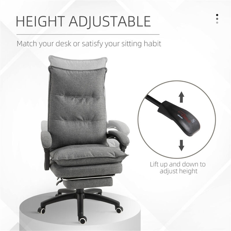 Comfortable office chair with built-in massage &ndash; perfect for all-day office use