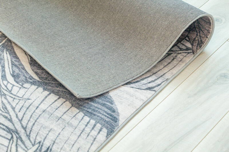 Rug Branch Natura Comtemporary Botanical Leaf Brown Grey Indoor Area Rug