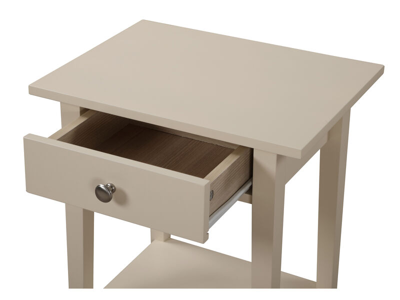 Dalton 1-Drawer Nightstand (28 in. H x 14 in. W x 18 in. D)