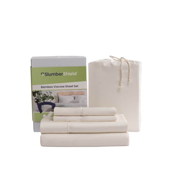 Bamboo Sheet Set Full Ivory