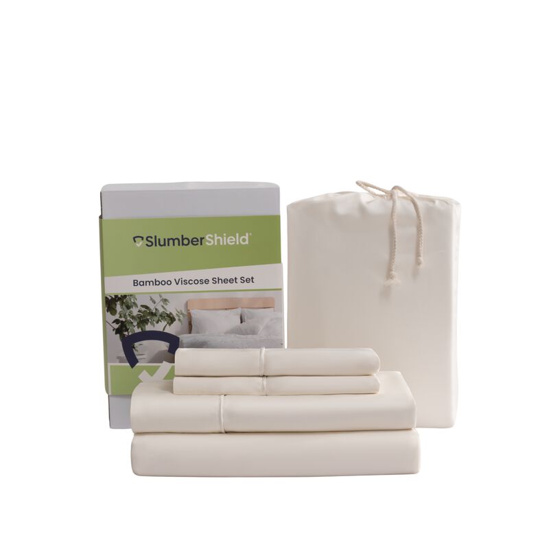 Bamboo Sheet Set Full Ivory