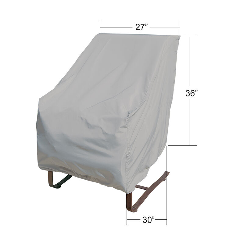 Mondawe 27" W x 30" L x 36" H Patio High Back Chair Outdoor Protective Cover With Elastic image number 1