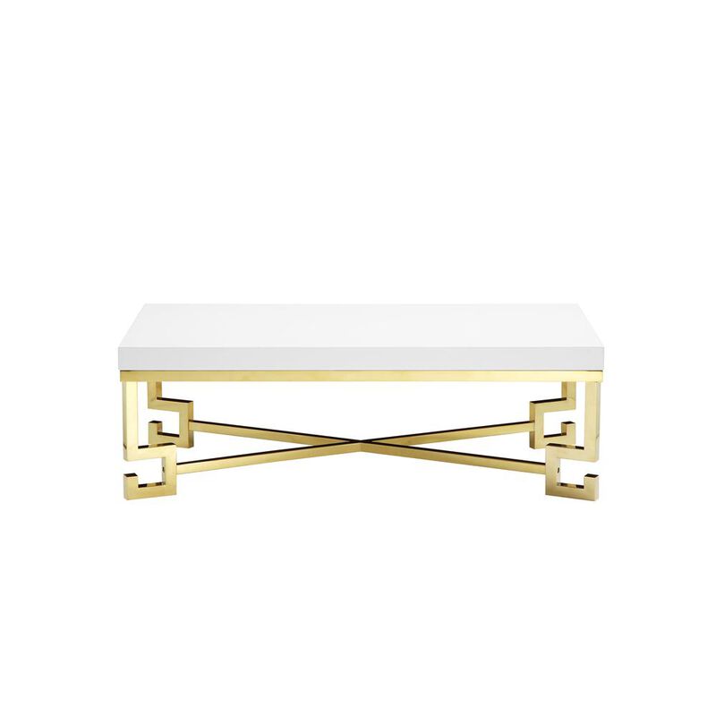 Pangea Home Z-Sophia Coffee Table White