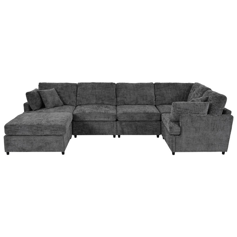 Wuknik U-Shaped Sectional Sofa image number 0