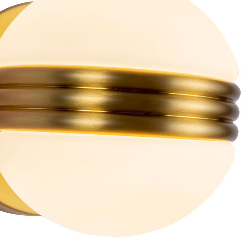 Selene 5-in Damp-Rated Dimmable LED Wall Sconce image number 6
