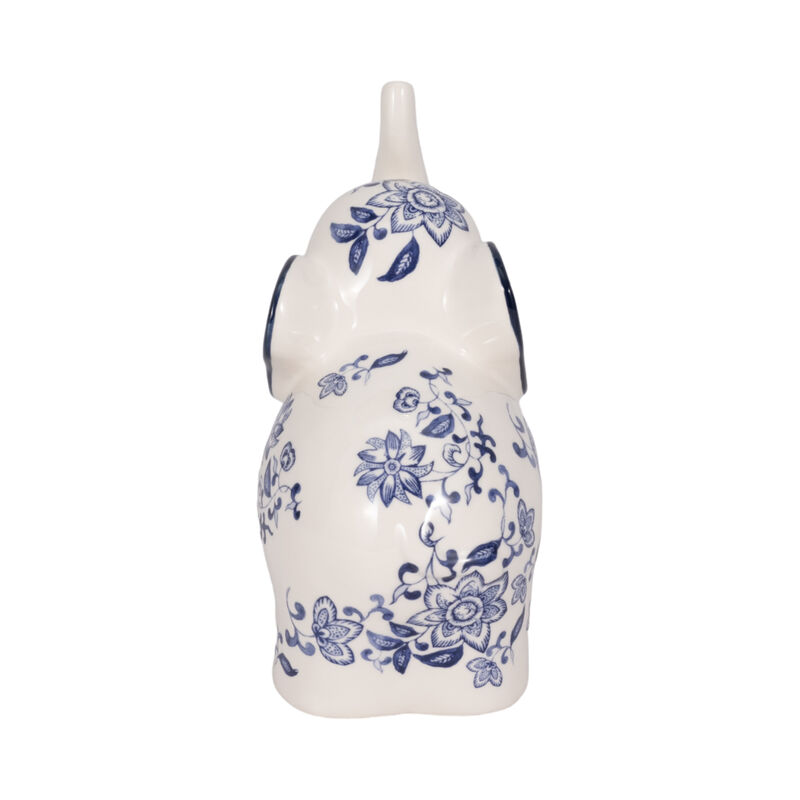 Trunk Up Chinoiserie Elephant image number 3