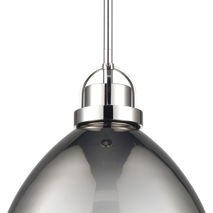Somerville 12'' Wide 1-Light Light Grey Pendant