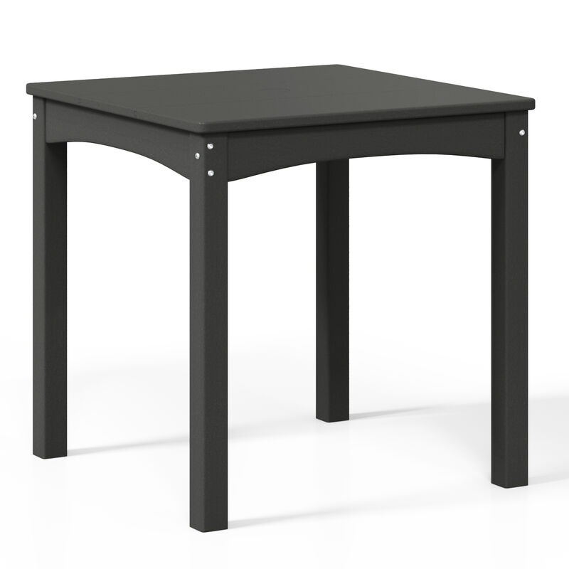 WestinTrends Kids 24" Wide HDPE Plastic Childrens Square Dinner Table image number 2