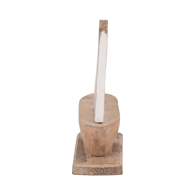Wood 11" Sailboat image number 3