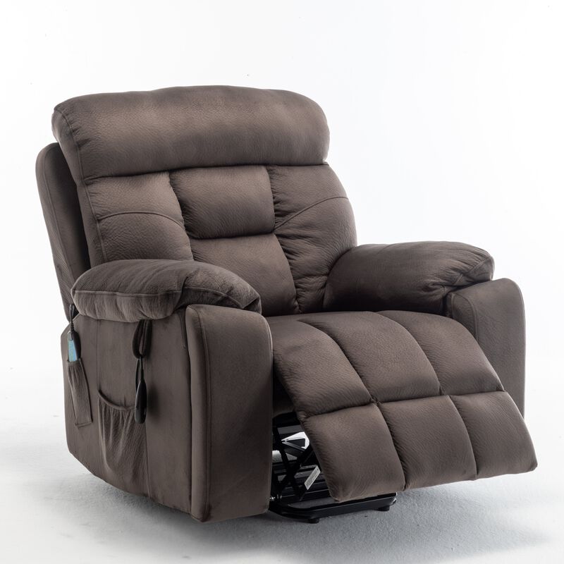 Recliners Lift Chair with Hidden Cup Holder Relax Sofa Chair Power Electric Reclining for Elderly image number 3