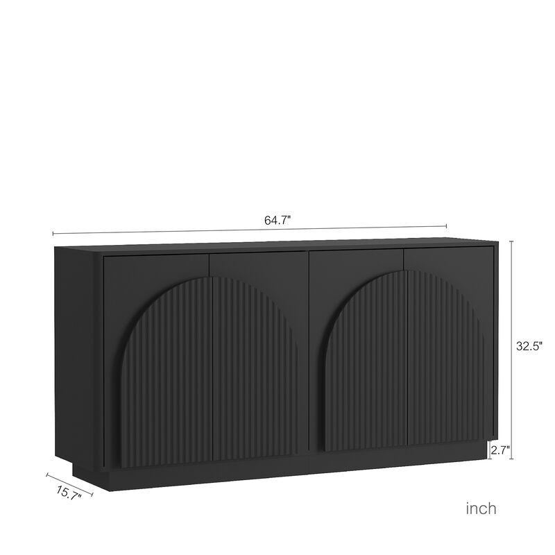 Pamcru Fluted Sideboard image number 3