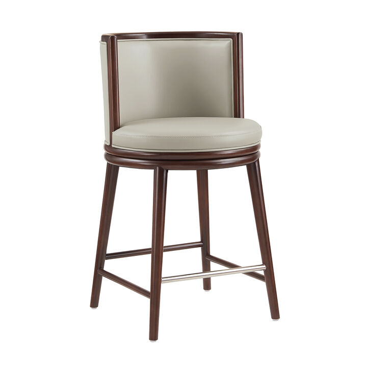 Evalyn Light Gray Counter Stool