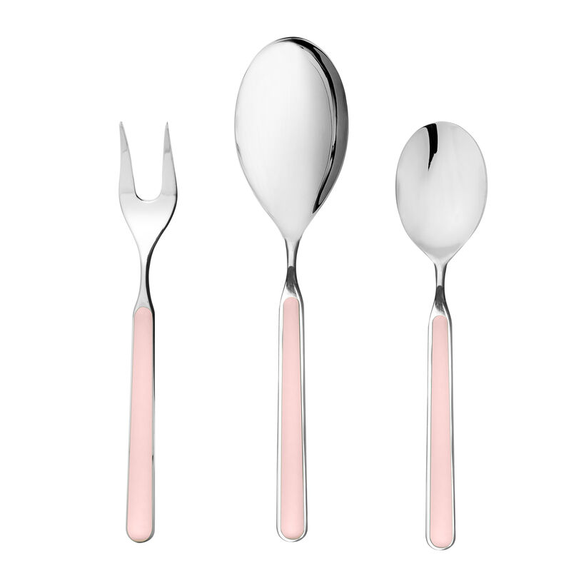 Fantasia 3-Piece Serving Set in Pale Rose