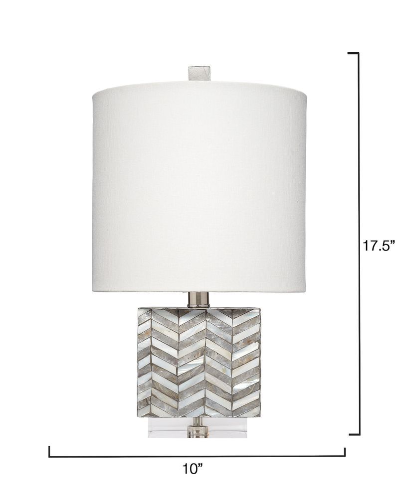 Garbo Table Lamp, Mixed Grey
