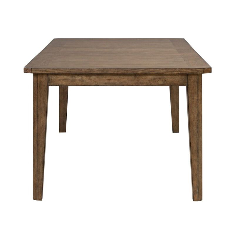 Liberty Furniture Carolina Park Rectangular Leg Table - Removeable Leaf - Amber Brown image number 1