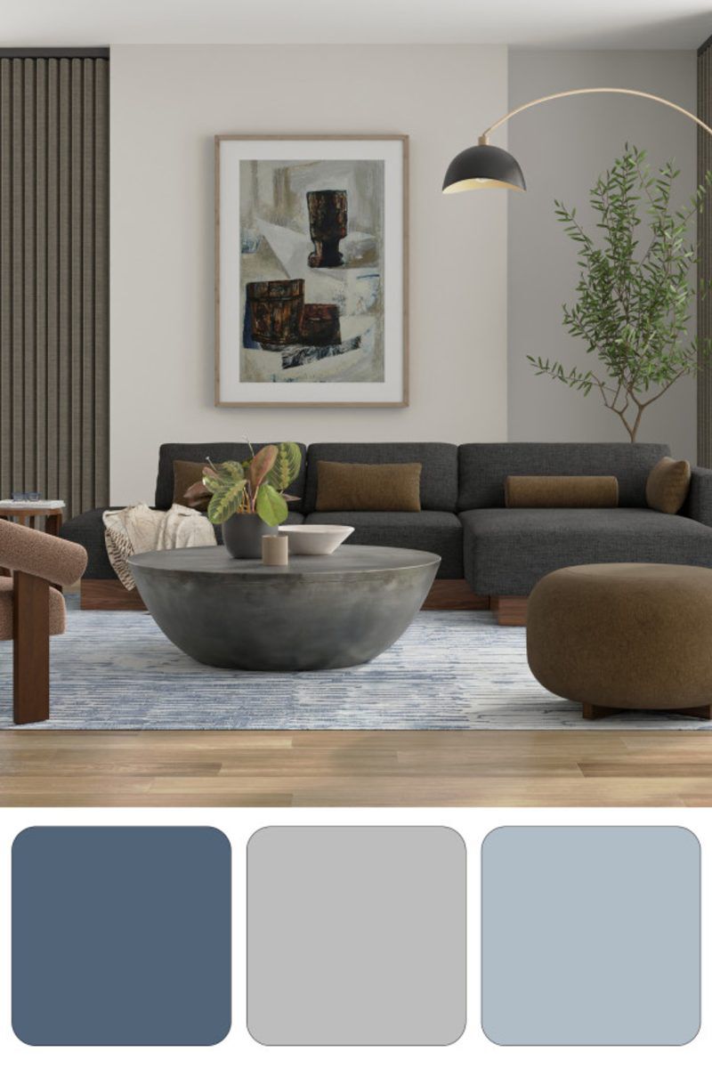 Braden 8A49F Blue/Ivory 9' x 12' Rug image number 2