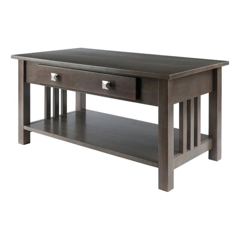 Stafford Coffee Table, Oyster Gray