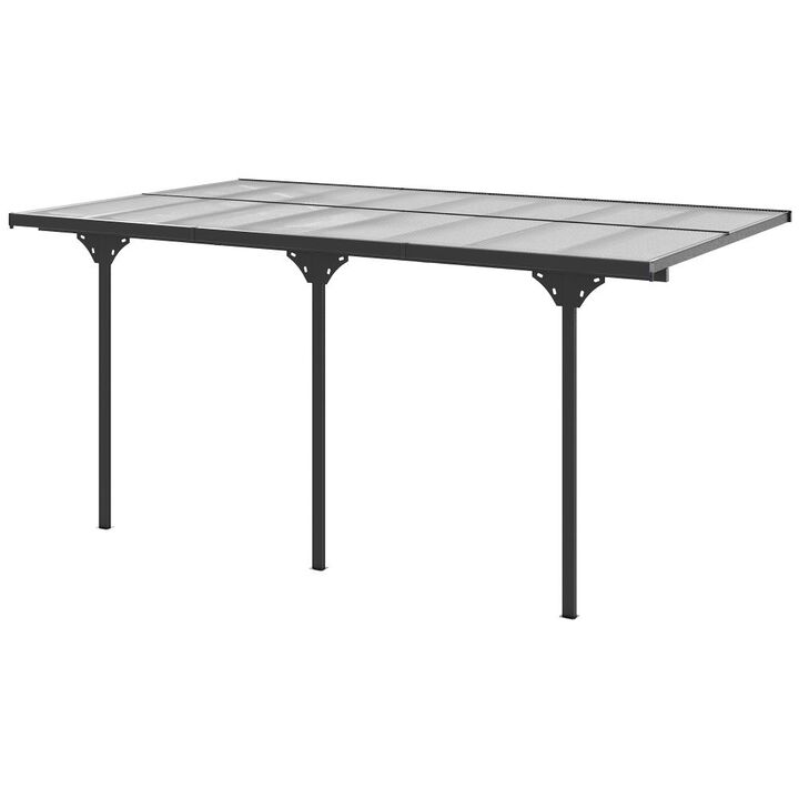 Hivvago Outdoor 16.5x10 Pergola Canopy with UV Protection