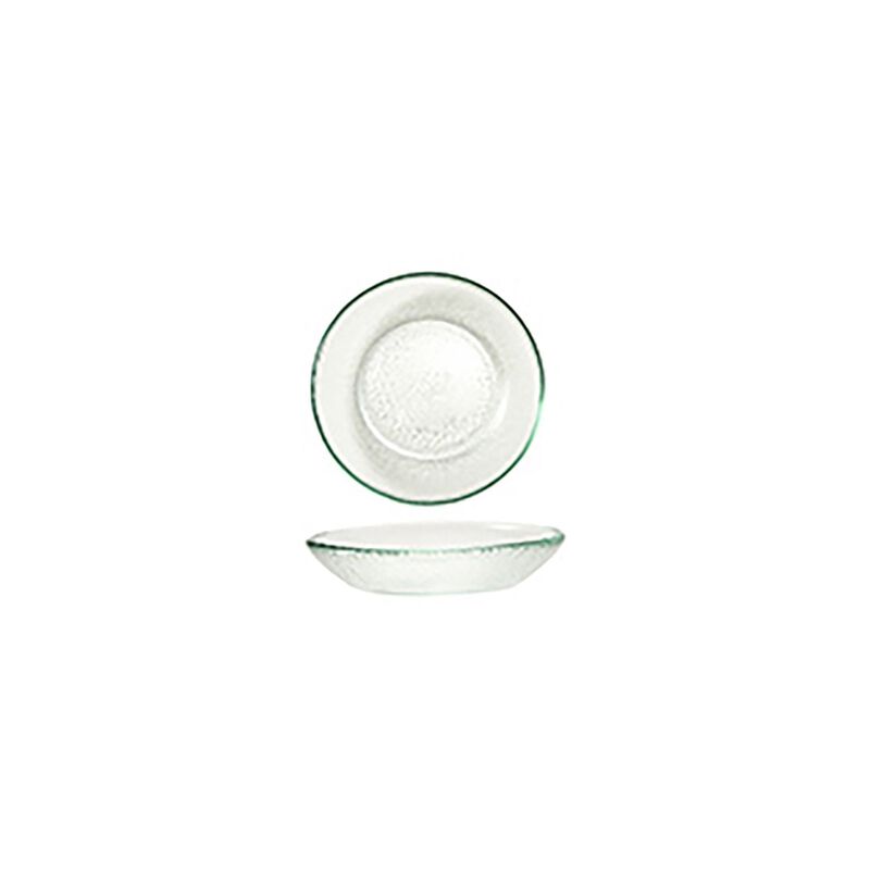Turgla Fusion Glass dia.5.5" h:1.25" 8 oz. Round Clear Glass Bowl (Set of 4) image number 2