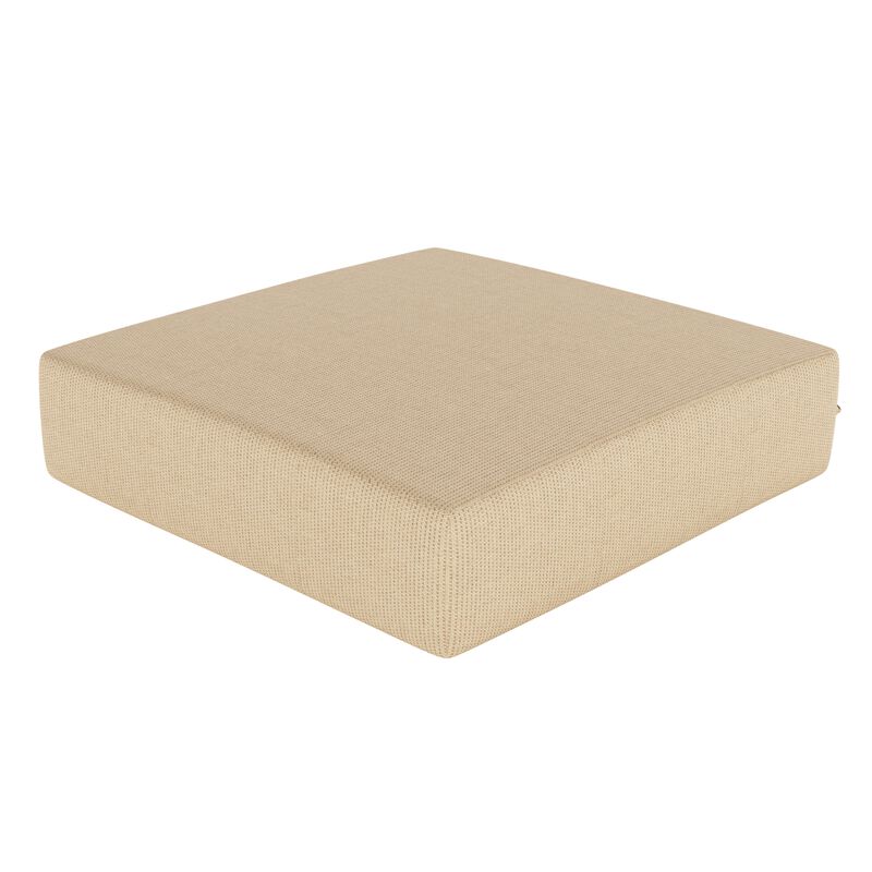 Forever Patio Sunbrella Spectrum Sand Tan/Beige 22 x 22 x 5 Ottoman Cushion