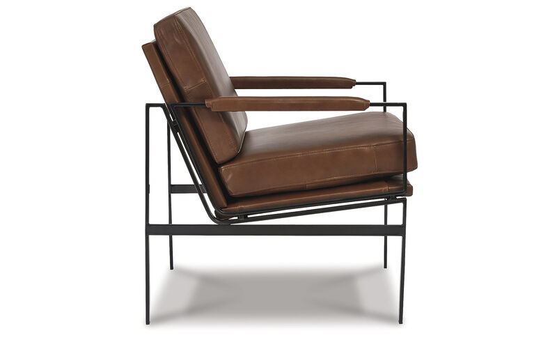 Puckman Leather Accent Chair image number 2