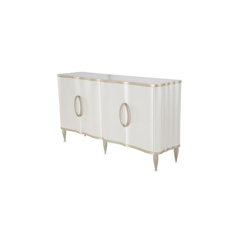 Michael Amini London Place Sideboard - Creamy Pearl